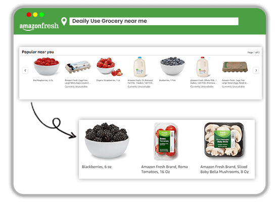 Extract Region-Based Amazon Fresh Grocery Data